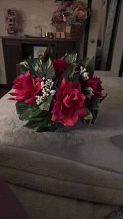 Beautiful fake Bouquet of fake flowers