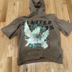 Brown Graphic hoodie 