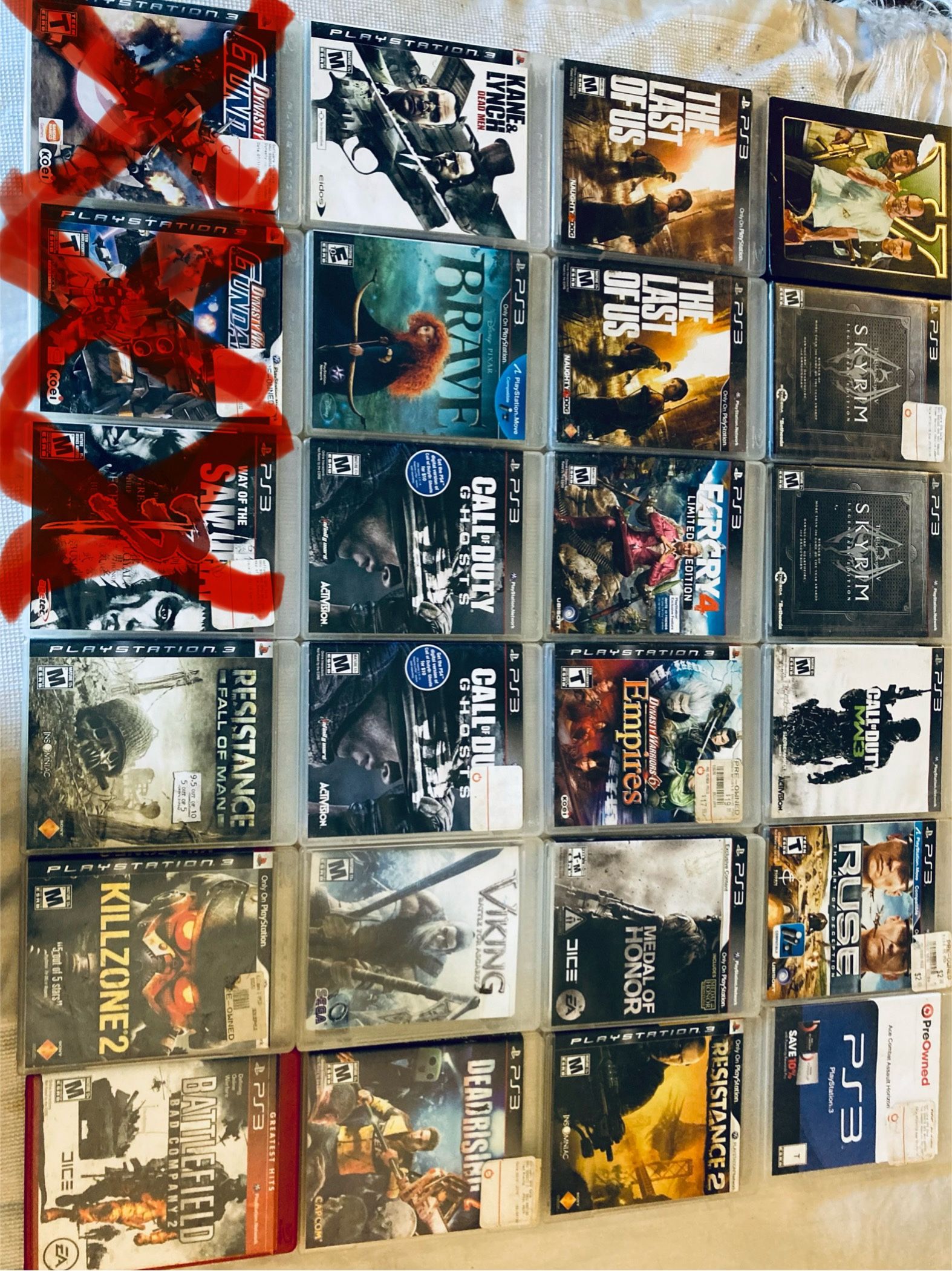 21 PS3 Games~$40obo/$5ea