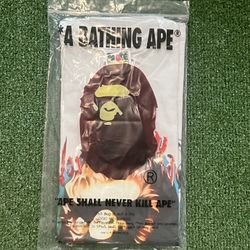 BAPE “Harajuku Flame Ape” Tee (White) 