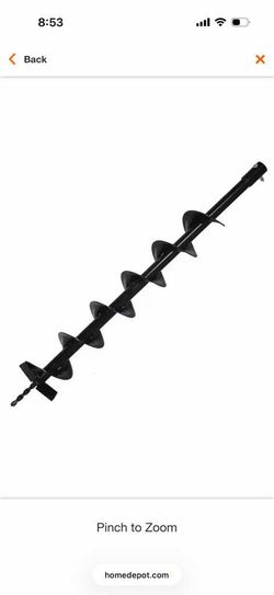 4 in. Post Hole Digger Earth Auger Bit 20 $20