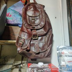 Leather Backpack