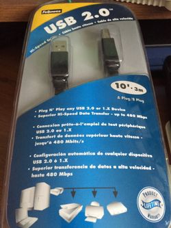 Fell owes USB 2.0 hi speed cable