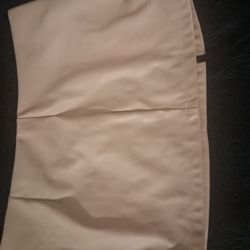 Faux Leather Mini Skirt 