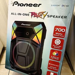 Pioneer PSX-615 All-in-One PA Speaker – Auracast Bluetooth | High-Power Party Speaker System | 700 Watts, Mic Inputs