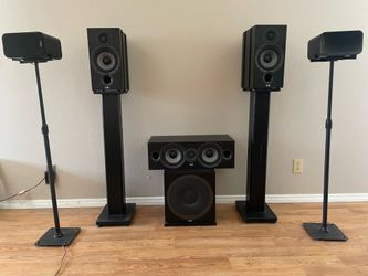 5.1 Home Theater Speaker System – Elac & Micca (Excellent Condition)
