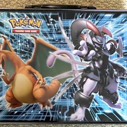 Pokémon Lunchbox With 2/3x5 Charizard and Pikachu Print and Notepad 