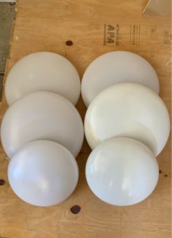 6 Ceiling Lights . Flush Mount.