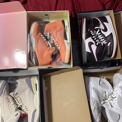 Jordan Shoe Bundle 7s Left Only