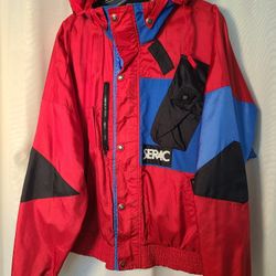 Mens L Serac Vintage Helicopter Ski Parka 1980s Mint Condition