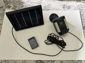 Ring Camera With Solar Panel