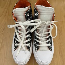 Black and White Converse Shoes