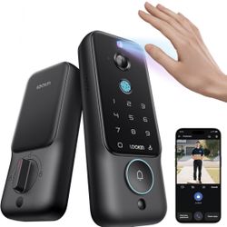 Lockin Veno Plus Video Smart Lock with Camera 2K 180°, Keyless Entry Door Lock