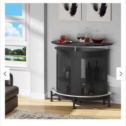 All new 18.89”Dx43.3Wx41.3”H bar unit 3 tiers  liquor bar table