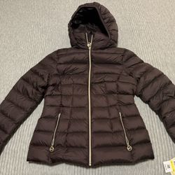 New Michael Kors Puffer Jacket Medium 