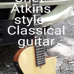 Brand New Chet Atkins Style Classical Nylon String Guitar 