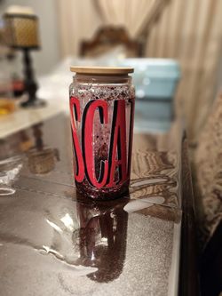 Glitter Glass Cups