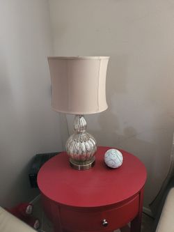 Lamp  Mercury Glass