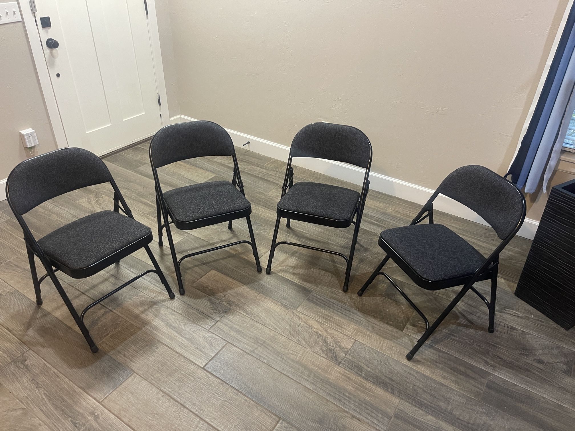 Foldable chairs W/ Padding [Must take tonight / Tomorrow Morning]