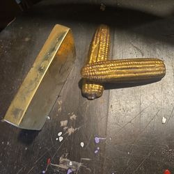 Brass shaped corn and brass bar
