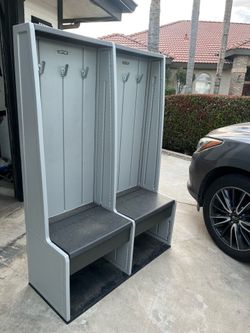 Lifetime one piece seats wit storage