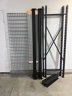 Heavy duty garage shelving