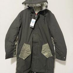 Nike Sportswear Therma-Fit White Space Parka DD6775-355 Sequoia Size Medium