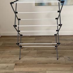 3 Tier Expandable Collapsing Foldable Laundry Rack, Heavy Duty, Available until 12/8/15