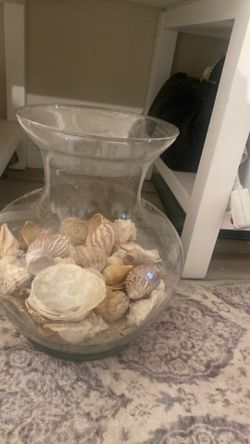 Seashells bathroom decor