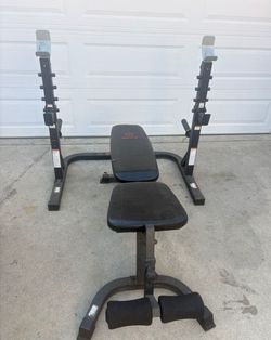 Marcy Weight Bench with Squat Rack