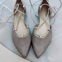 Stuart Weitzman Gilligan Lace Flats - NWOB