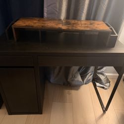 IKEA Desk And Dual Monitor Stand