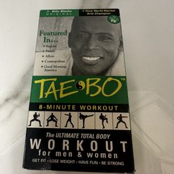 Tae Bo 8 Minute Workout VHS-RARE-SHIPS N 24 HOURS
