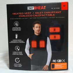 32 Heated Vest – Fleece Lined with 4 Heating Zones