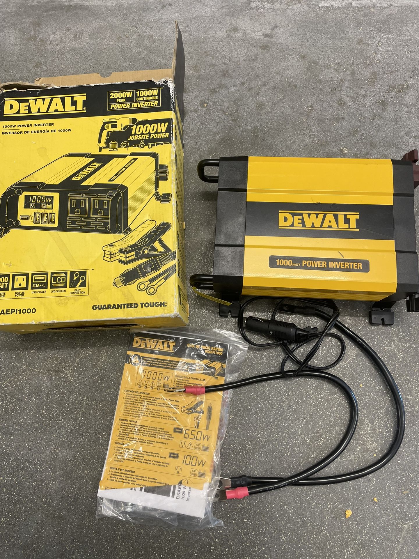1000 W Pawer Inverter Dewalk