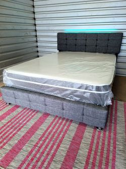 NEW QUEEN-SIZE PILLOW TOP MATTRESS AND BOX SPRING