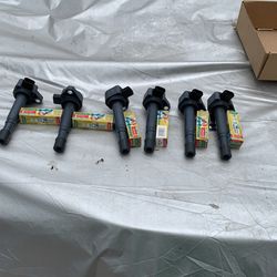 honda ridgline 2006 set off ignition coils with spark plugs high performance new