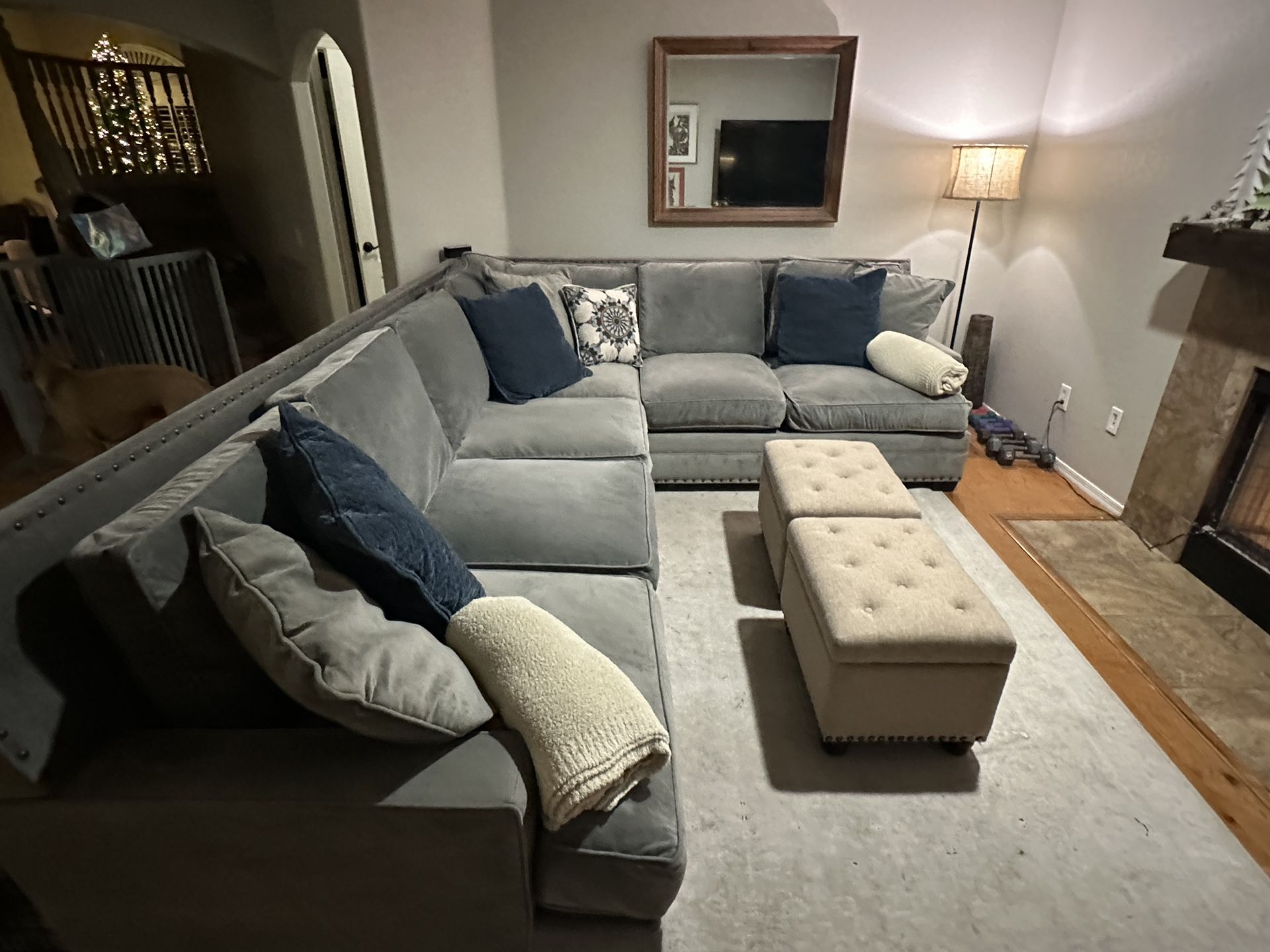 Sectional L Shape Couch/Sofa