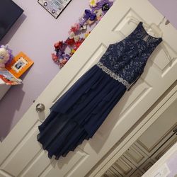 Jodi Kristopher Blue Dress