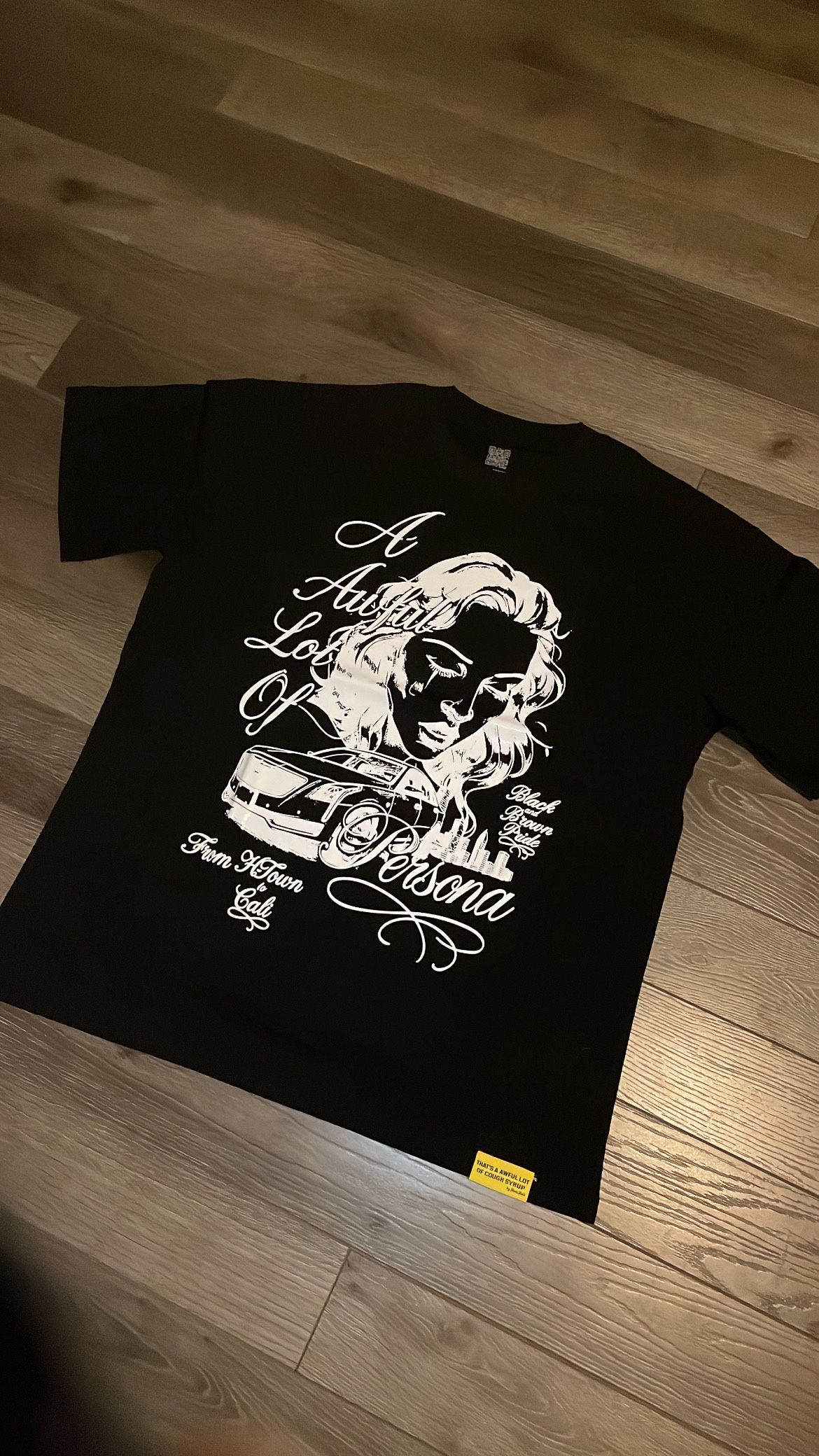 A Awful Lot Of Cough Syrup t Black/white