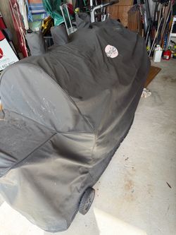 Char gill and Traeger smoker
