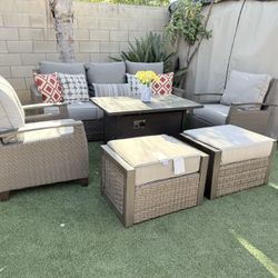 Patio Set Outdoor Sumbrella Fábric Brand New 