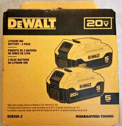 Dewalt 2 pack 20 v
