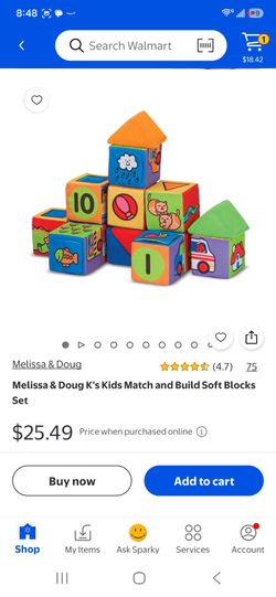 Melissa and Doug soft blocks for babies
