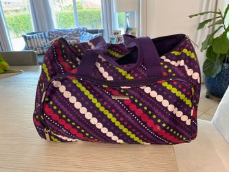 Embark purple duffel bag