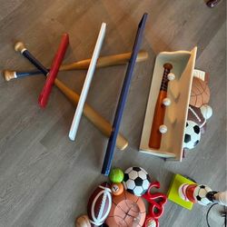 Kids room sports decorations 