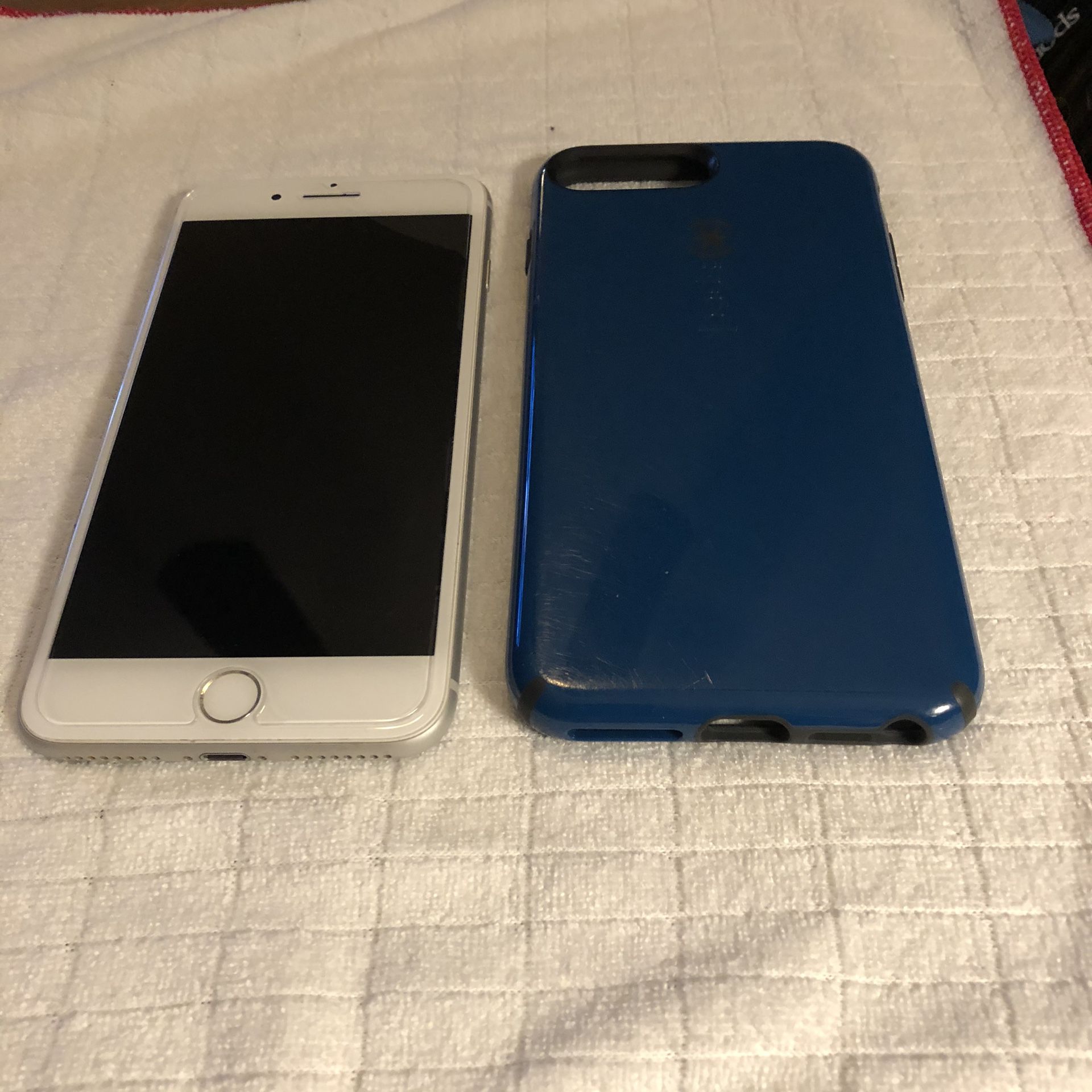 iPhone 8 Plus Unlocked. 64g like new condition has speck case and screen protector on it no cracks or chips or dents