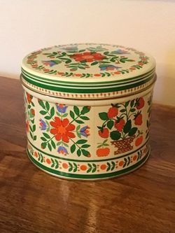 Vintage Hallmark Folk Art Tin