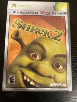 Shrek 2 Platinum Hits (Microsoft Xbox, 2004) CIB