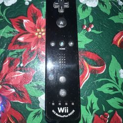 OEM Nintendo Wii Remote Motion Plus Controller - Black RVL-036 No battery included 